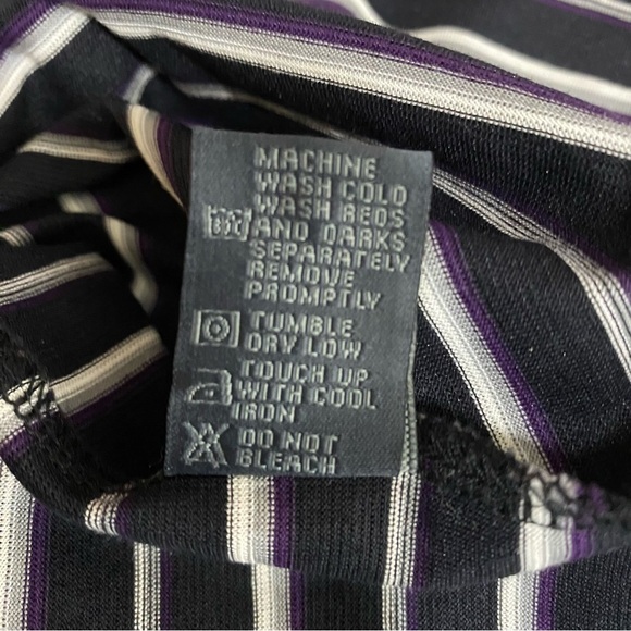 Alan Flusser Men’s Black White Golf Short Sleeve Polo - Picture 4 of 7